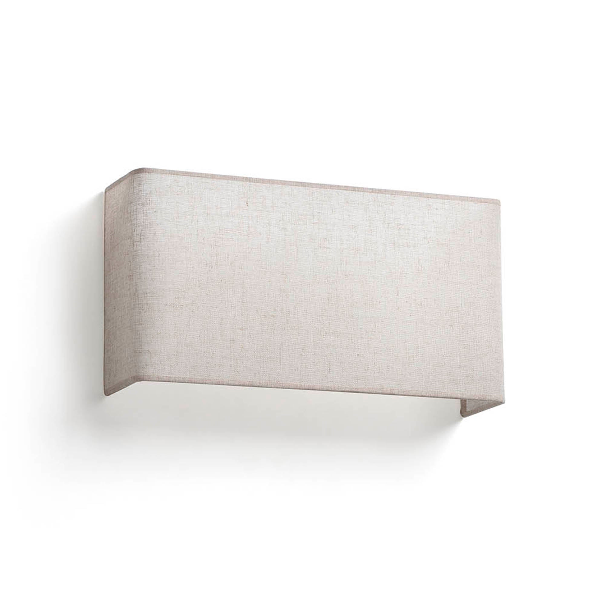 Aplique de pared OTTON RCT Lino Horizontal 2L en beige | Luminaria decorativa FARO 66401-107 para interior, hogar y hotel