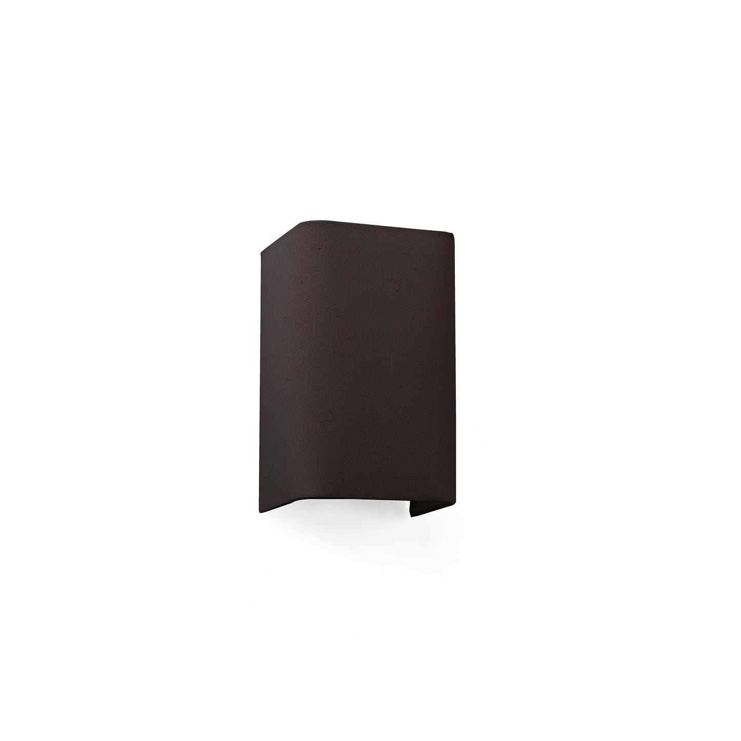 Lámpara de pared vertical COTTON RCT negro 1 luz FARO 66404, luminaria superficie textil y acero para decoración hogar interior e iluminación decorativa