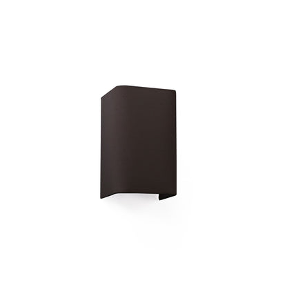 Lámpara de pared vertical COTTON RCT negro 1 luz FARO 66404, luminaria superficie textil y acero para decoración hogar interior e iluminación decorativa