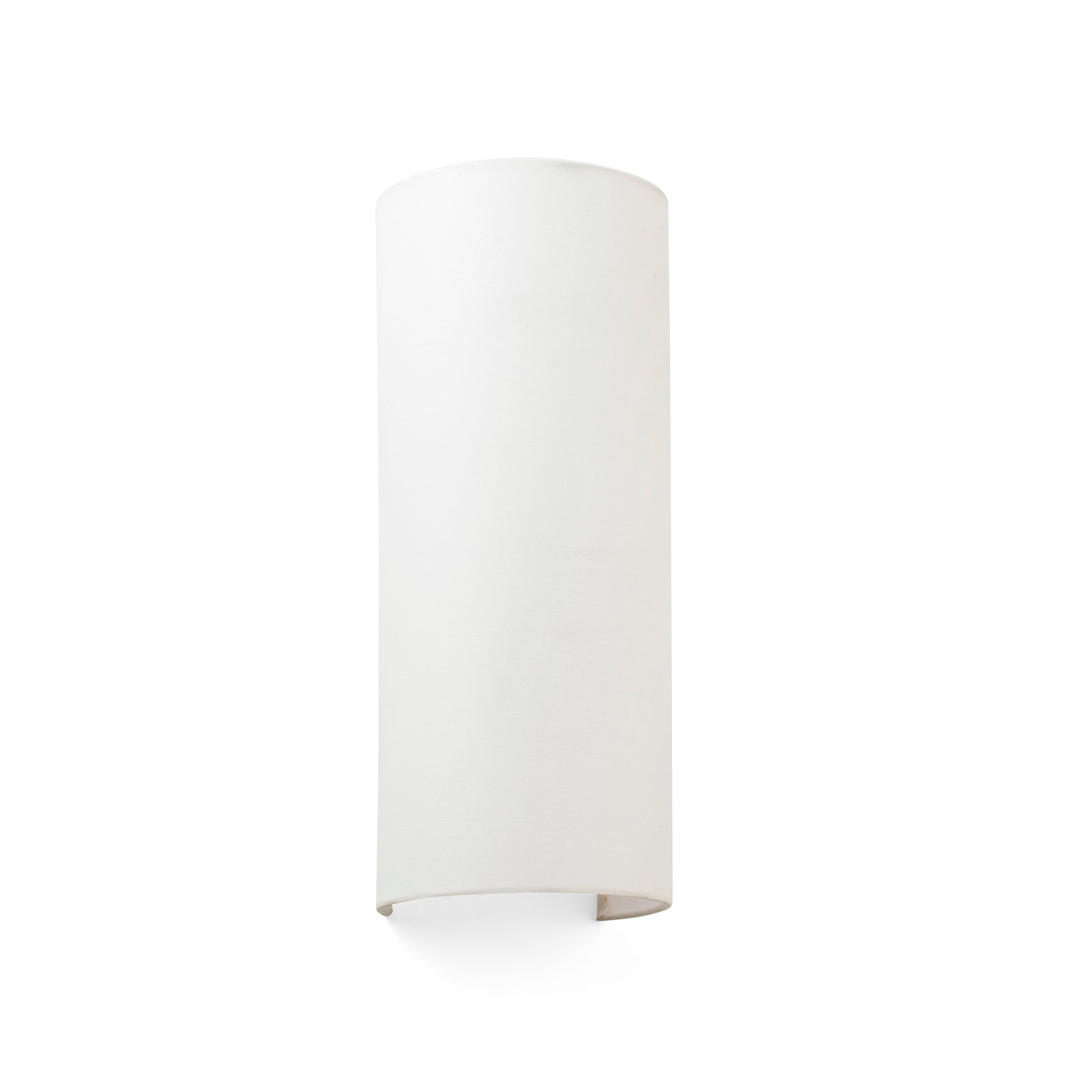 Aplique de pared COTTON R Beige redondo vertical 2L FARO modelo 66409, luminaria superficie interior de textil y acero para iluminación decorativa en hogar moderno