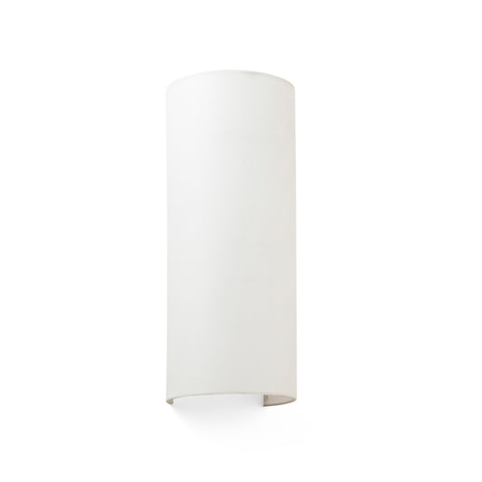 Aplique de pared COTTON R Beige redondo vertical 2L FARO modelo 66409, luminaria superficie interior de textil y acero para iluminación decorativa en hogar moderno