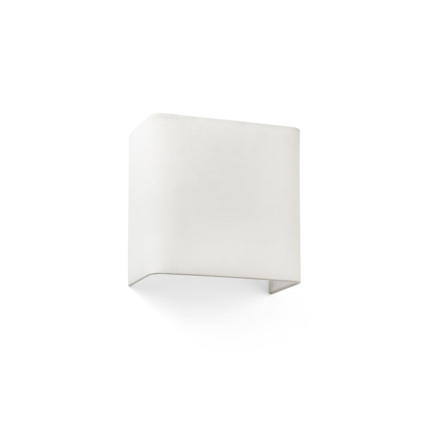 Lámpara de pared COTTON SQ 200 beige de FARO modelo 66411, luminaria superficie textil y acero para iluminación decorativa interior hogar