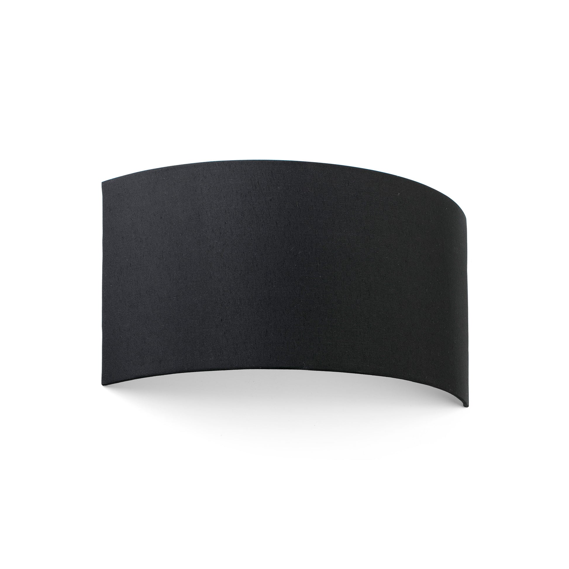 Lámpara de pared COTTON R negra horizontal 2L FARO 66416, luminaria de superficie en acero y textil para iluminación decorativa interior en el hogar