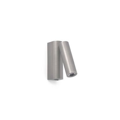 Aplique de pared ROB en níquel mate con lector, luminaria FARO serie 6850 modelo 68499, diseño minimalista para iluminación LED interior, lectura y restauración