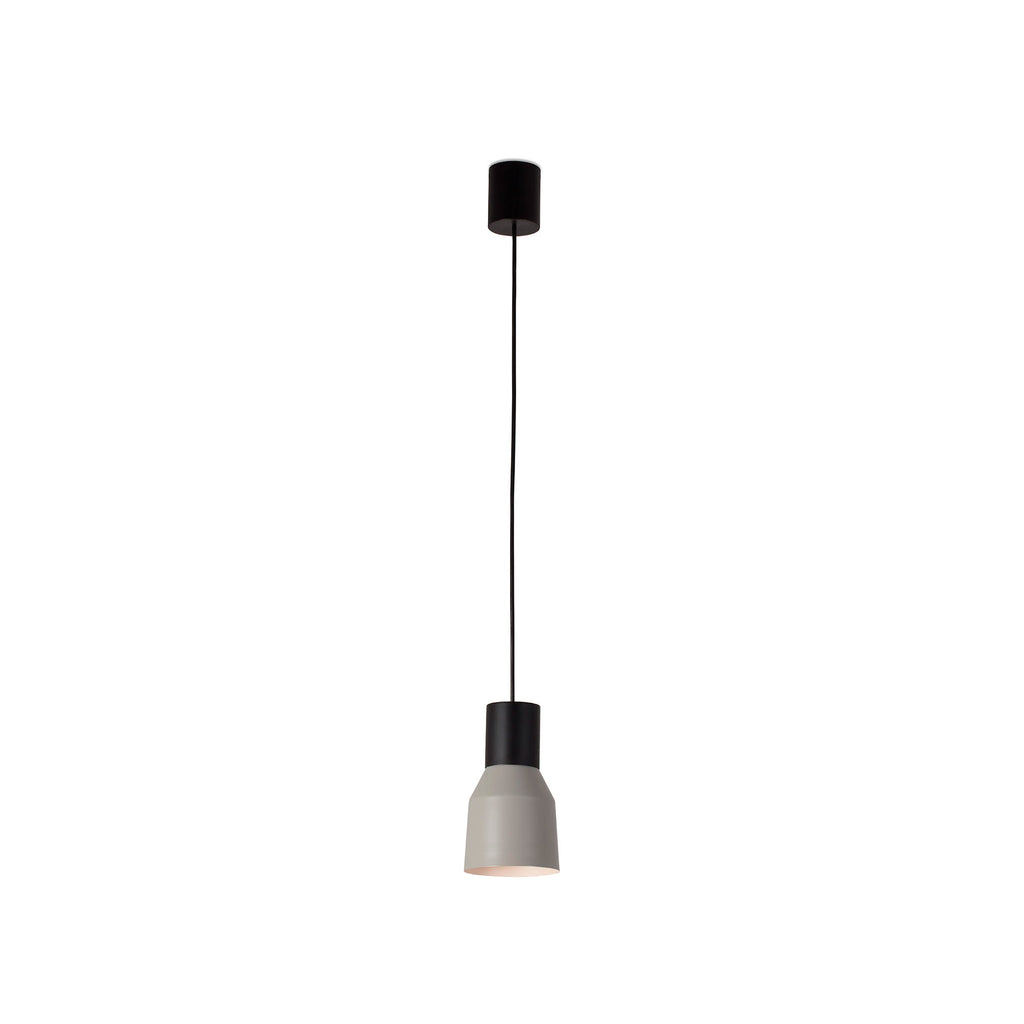 Lámpara colgante KOMBO 120 gris de FARO, diseño minimalista en acero para iluminación interior, suspensión metálica moderna 68591-1L