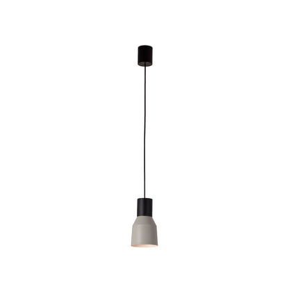 Lámpara colgante KOMBO 120 gris de FARO, diseño minimalista en acero para iluminación interior, suspensión metálica moderna 68591-1L