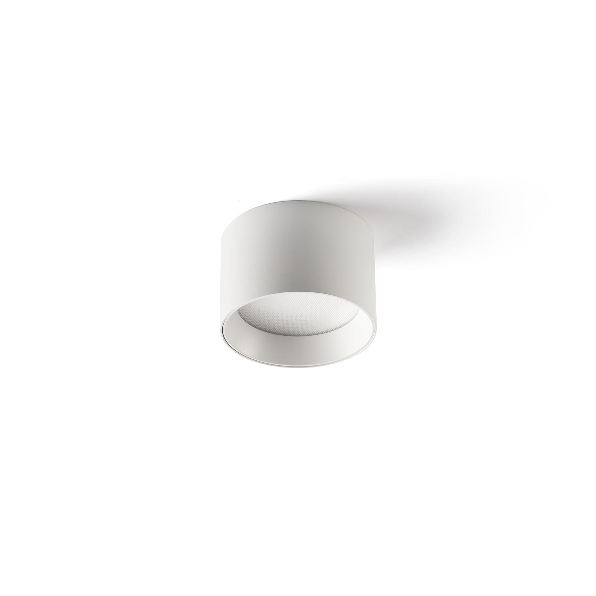 Plafon MIZU Blanco 8W LED de superficie para interior, luminaria Faro serie 68615 con diseño minimalista e iluminación cálida blanca mate