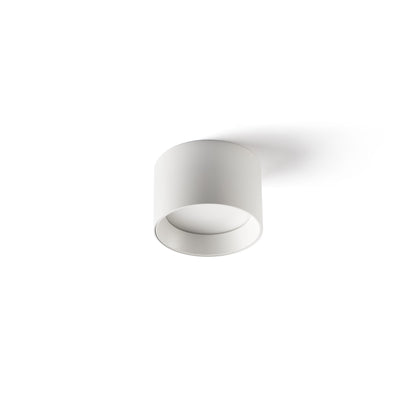 Plafon MIZU Blanco 8W LED de superficie para interior, luminaria Faro serie 68615 con diseño minimalista e iluminación cálida blanca mate