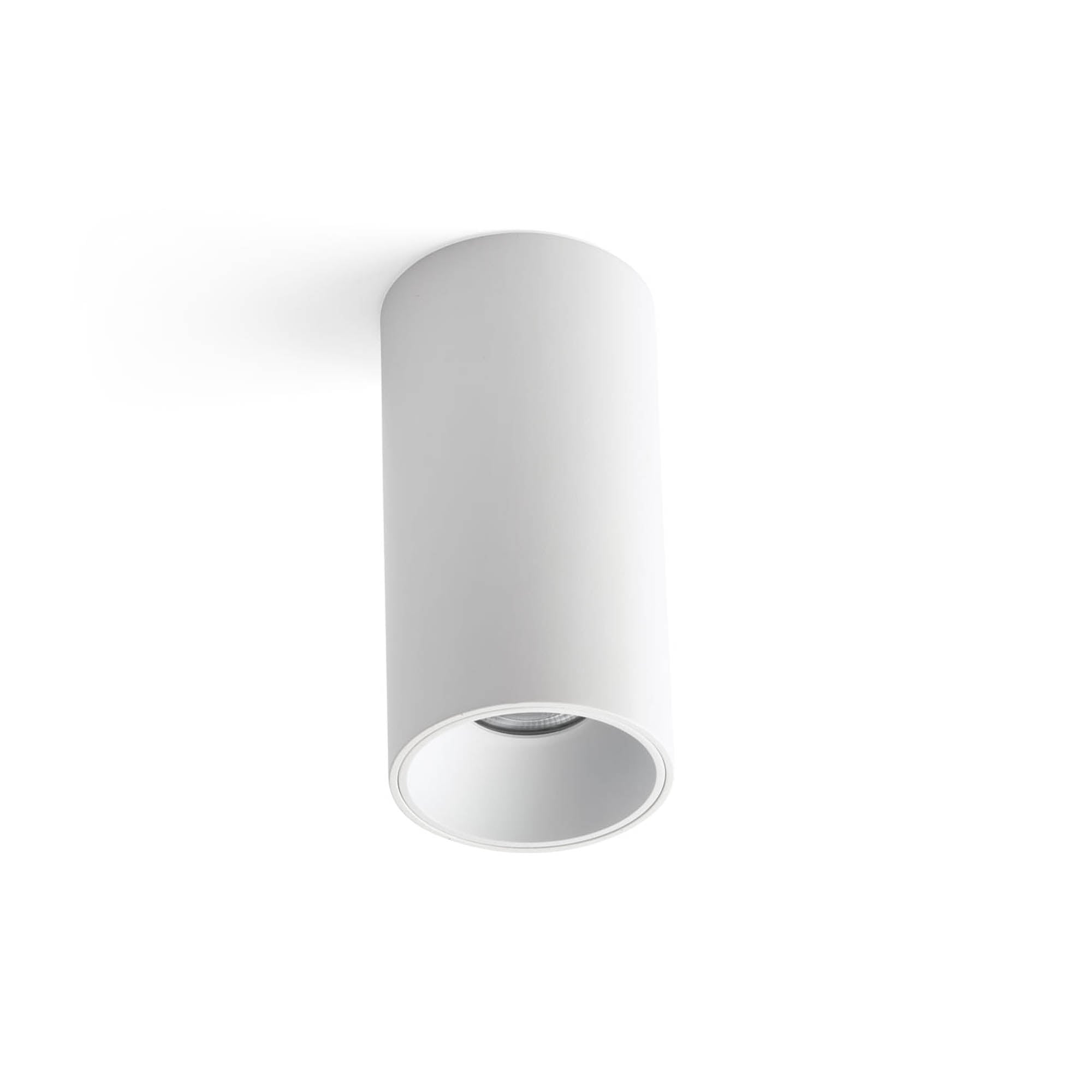 Plafon LED ROL blanco mate 15W FARO modelo 68621 - Luminaria de superficie para iluminación interior del hogar con luz cálida en aluminio ABS