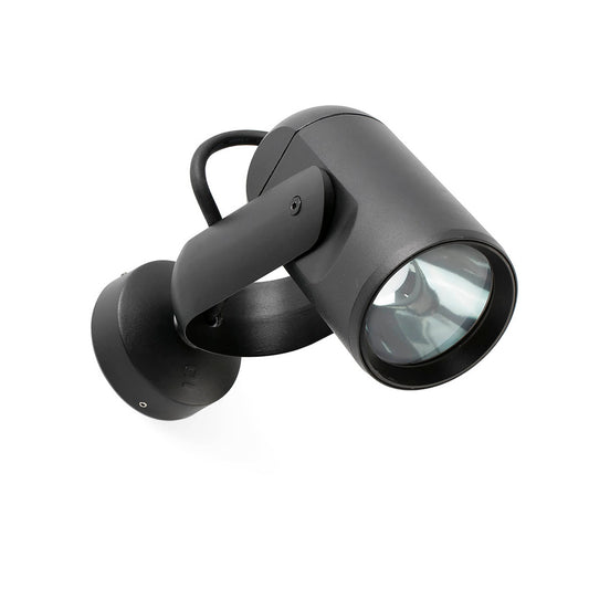 Proyector LED exterior SLOT 200 negro faro de aluminio IP65 para jardín, terrazas e iluminación exterior, modelo 70035