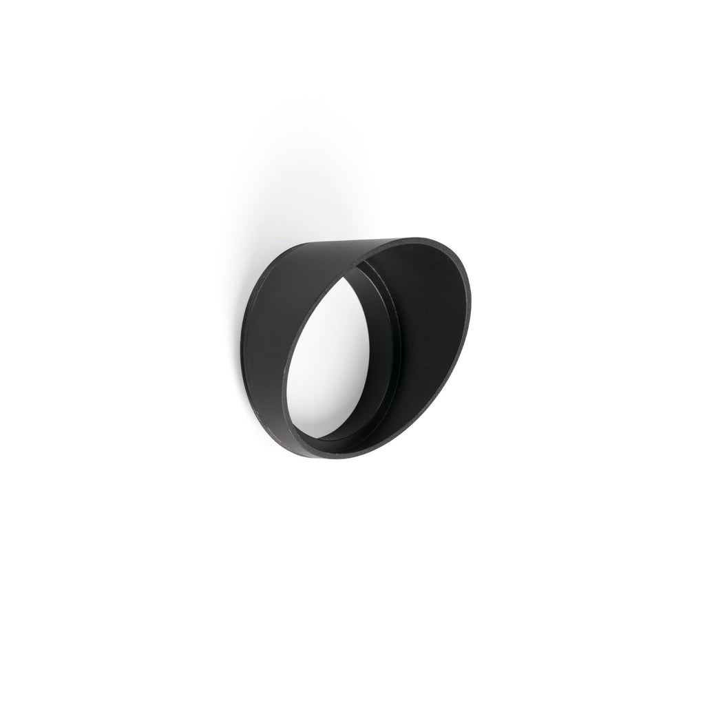 Visera antideslumbrante SLOT negra de aluminio para faro exterior 70039, accesorio iluminación moderna proyector lámpara hogar jardín