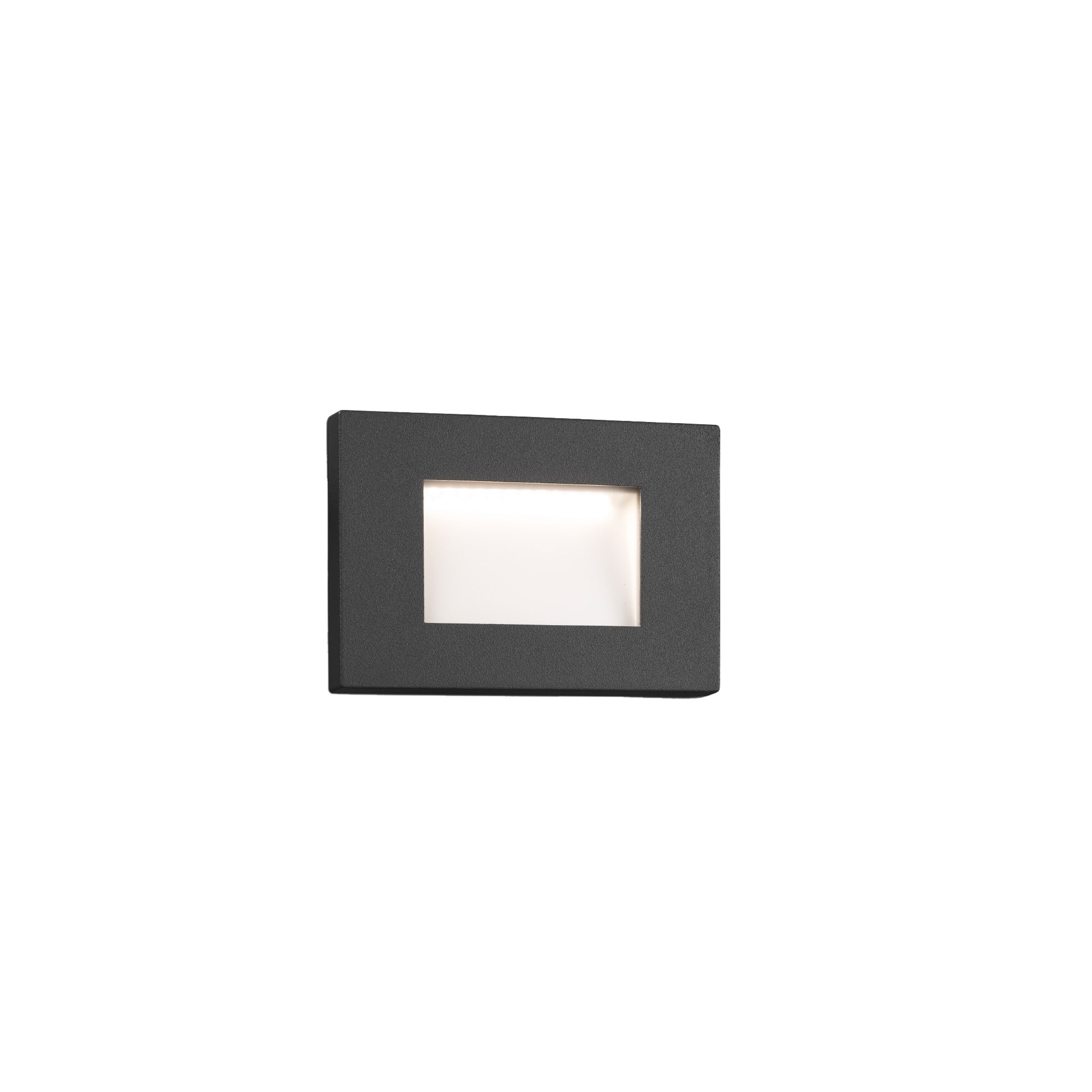 Luminaria LED empotrable SPARK gris oscuro FARO 70162 para exterior IP65, iluminación pared y señalización LED wall light