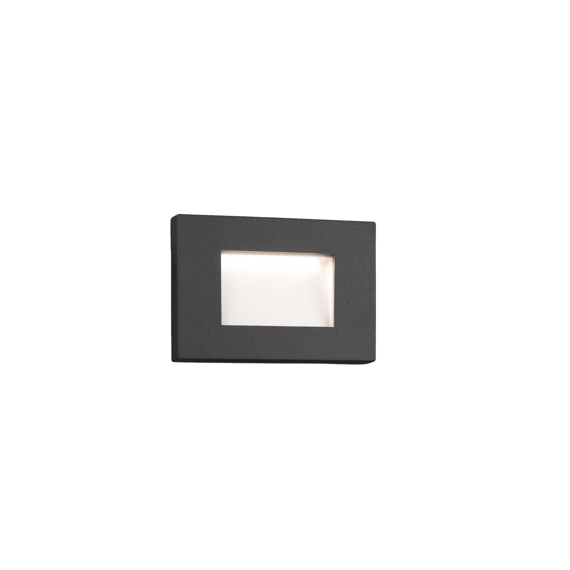 Luminaria LED empotrable SPARK gris oscuro FARO 70162 para exterior IP65, iluminación pared y señalización LED wall light