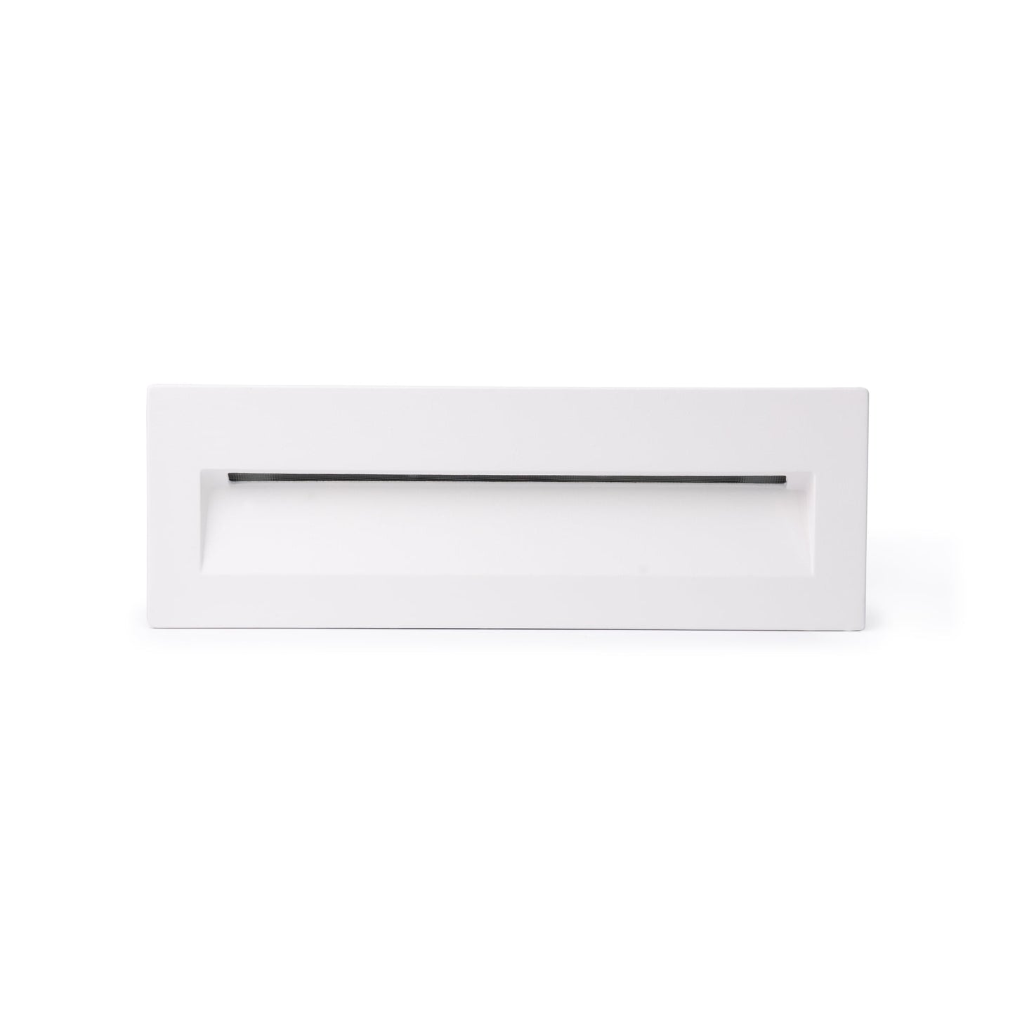 Luminaria empotrable LED NAT blanco mate de aluminio FARO 70271, para iluminación exterior en jardines y terrazas, impermeable IP65, señalización LED 7500.