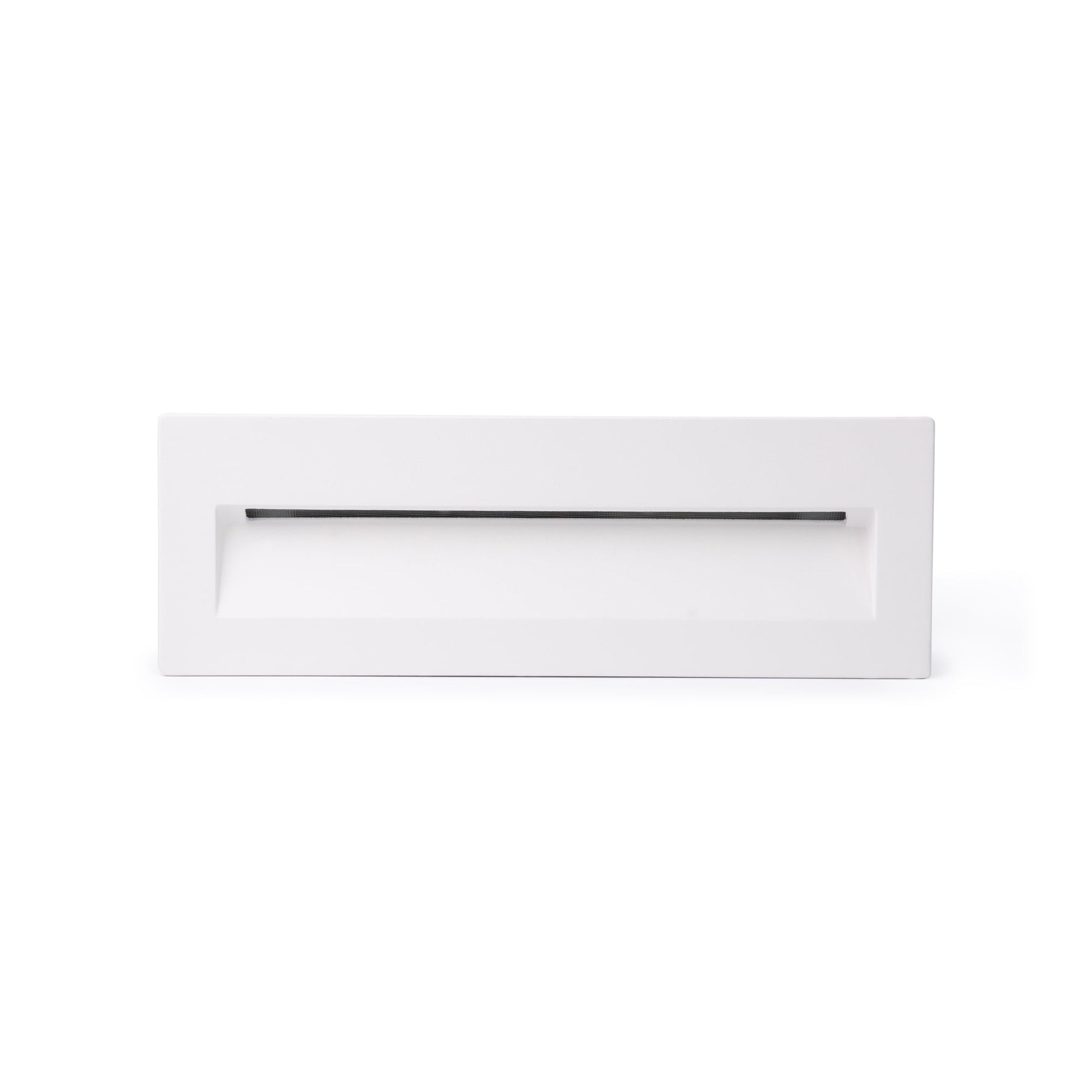 Luminaria empotrable LED NAT blanco mate de aluminio FARO 70271, para iluminación exterior en jardines y terrazas, impermeable IP65, señalización LED 7500.