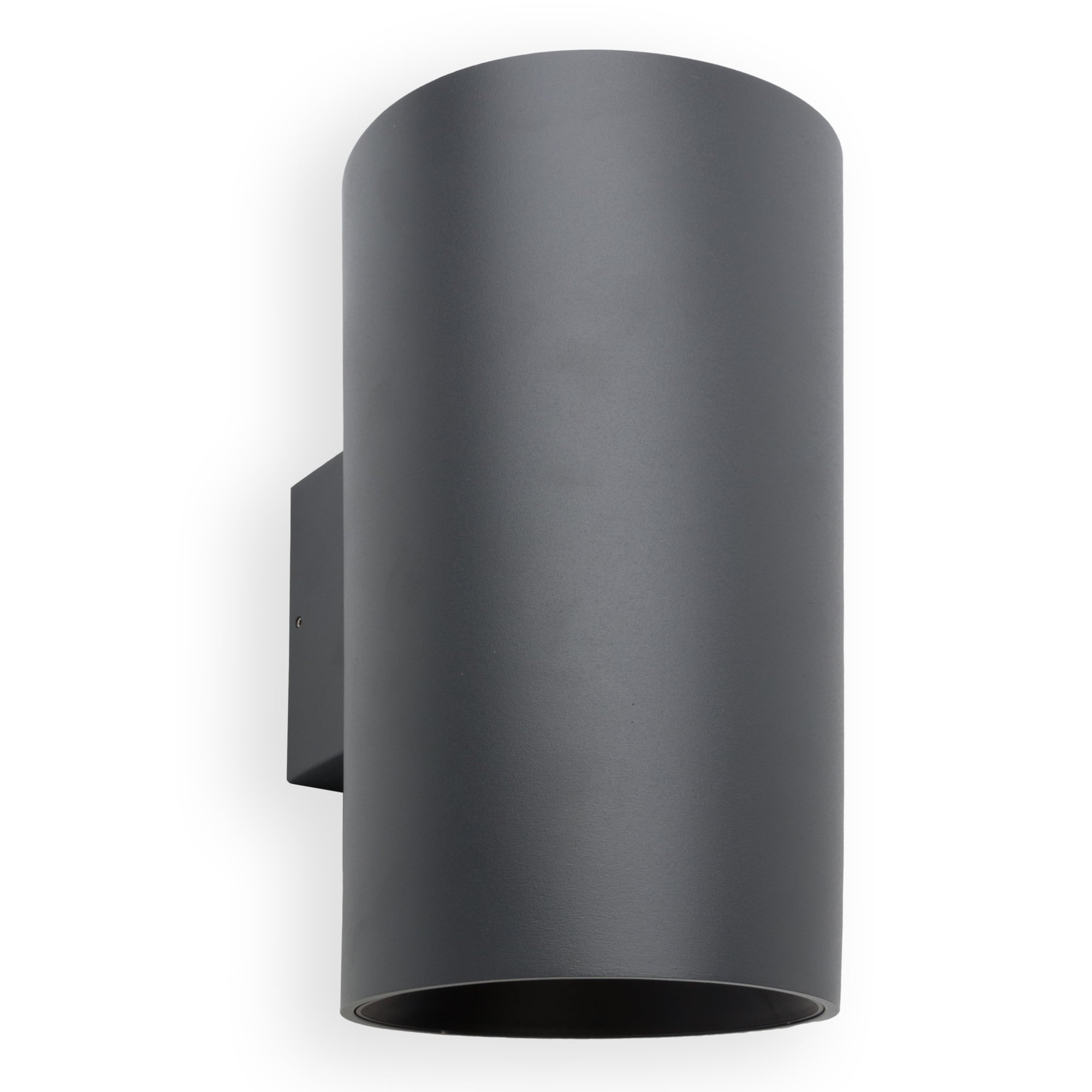 Aplique LED THON 2L gris faro exterior modelo 70284 luminaria aluminio cristal jardín terraza LED