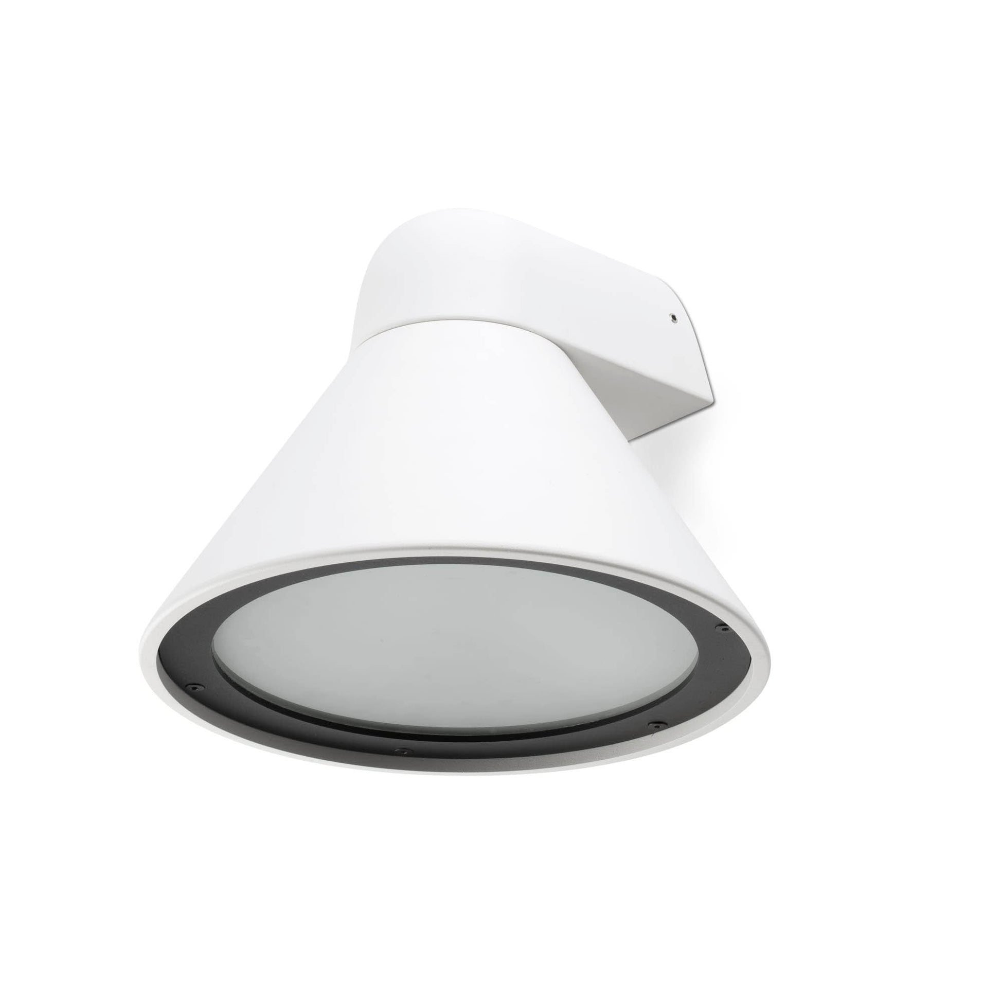 Luminaria de pared exterior PALS blanco FARO 70290, aplique superficie en aluminio IP65 IK06 para jardín