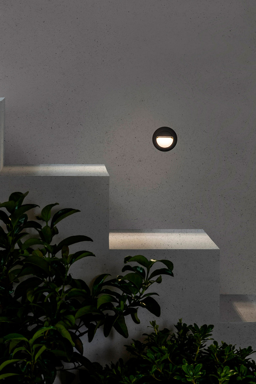 Luz empotrable MINI RACING gris oscuro faro LED aluminio exterior IP44 iluminando jardín pared señalización 70403