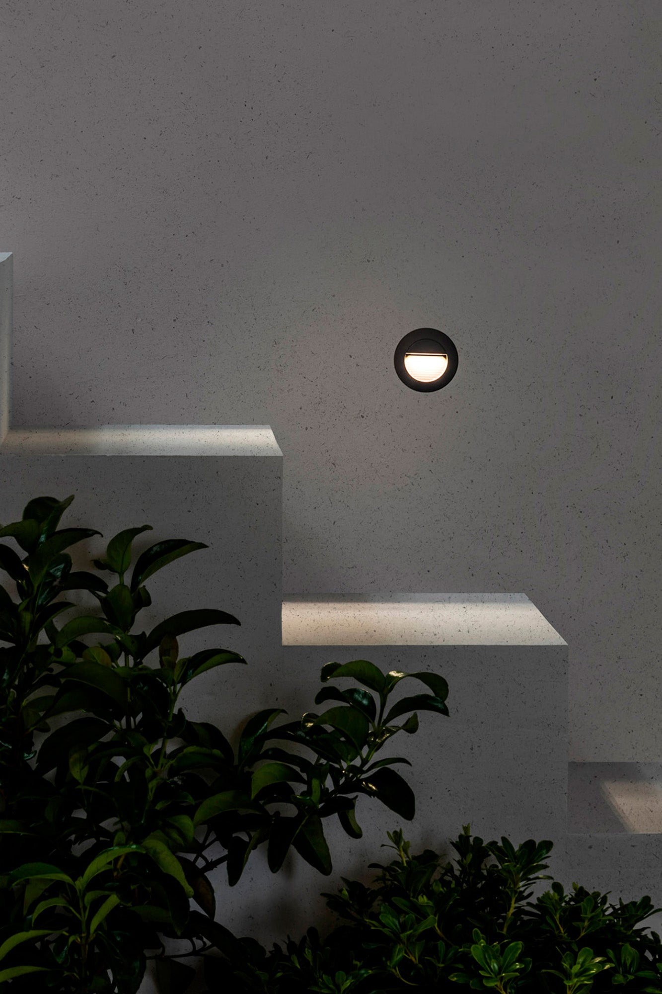 Luz empotrable MINI RACING gris oscuro faro LED aluminio exterior IP44 iluminando jardín pared señalización 70403