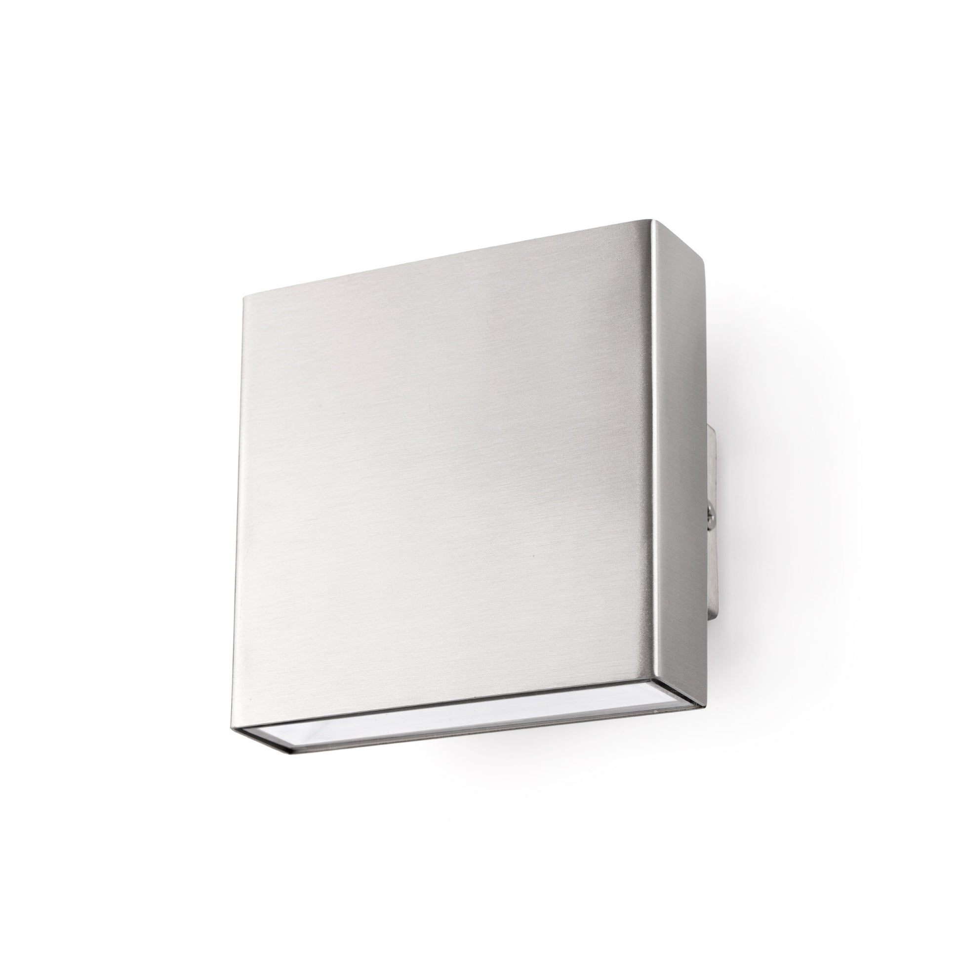 Lámpara de pared KAULA 100 Inox de FARO, modelo 70405, iluminación exterior LED en acero inoxidable para jardín y terraza