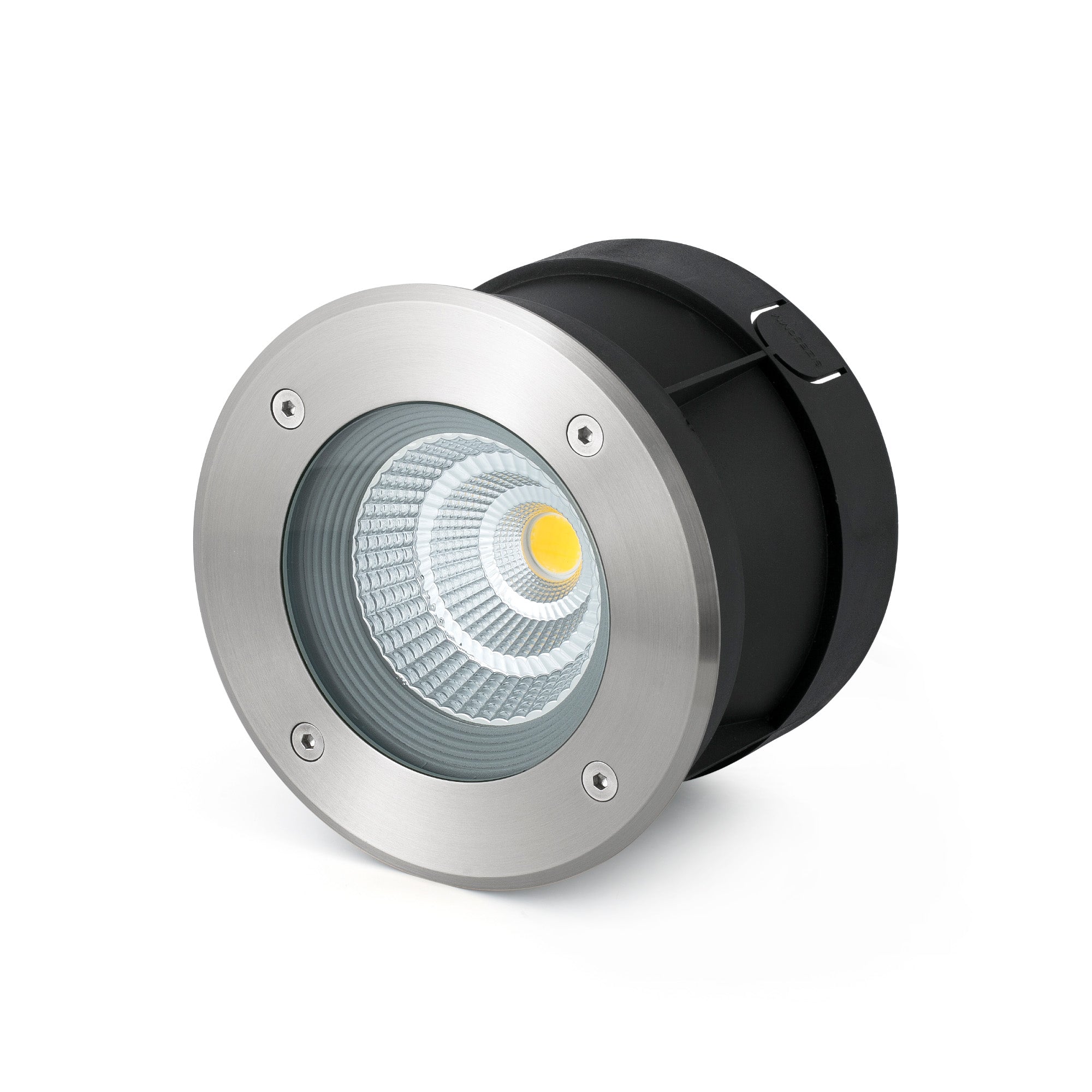 Luz empotrable SURIA 180 Inox 60° FARO 70593N para exterior, jardín y terraza en acero inoxidable LED IP67