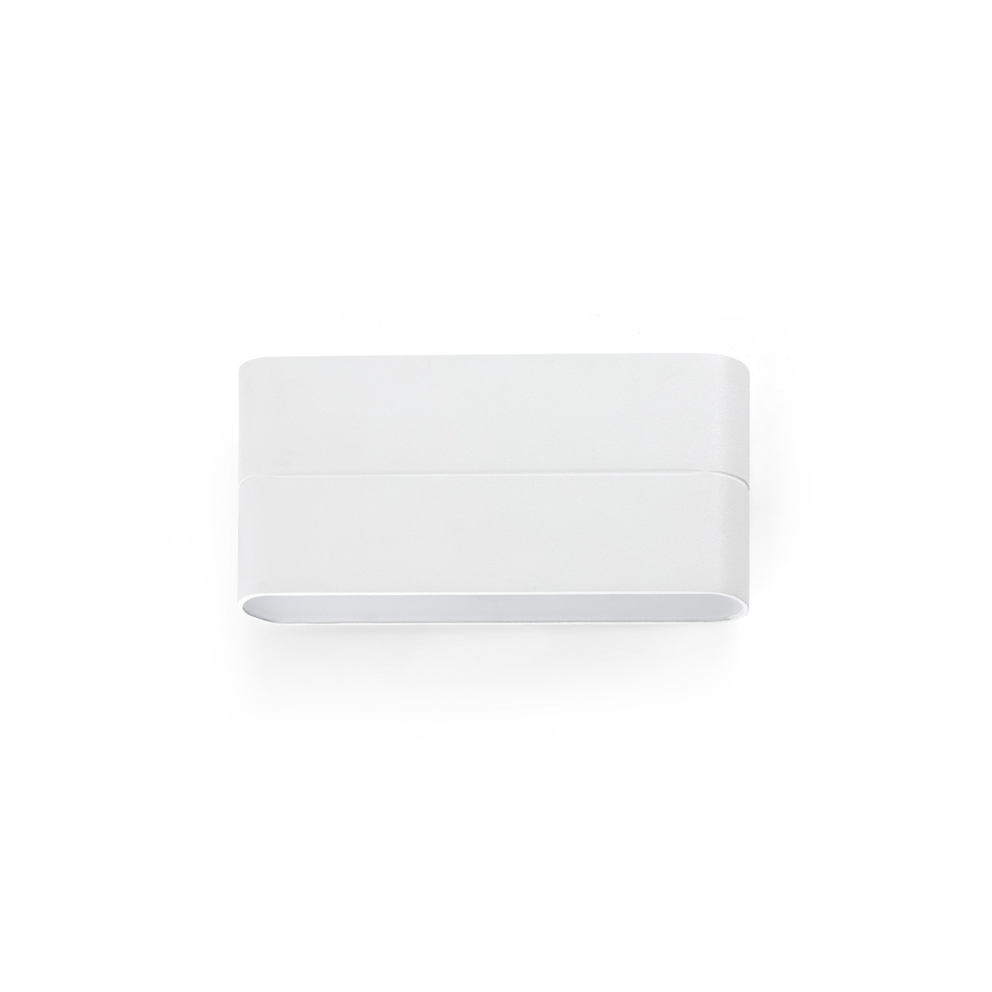 Aplique de pared LED ADAY 175 blanco FARO 70646, luminaria exterior IP54 IK10 con luz cálida para terrazas e iluminación superficial