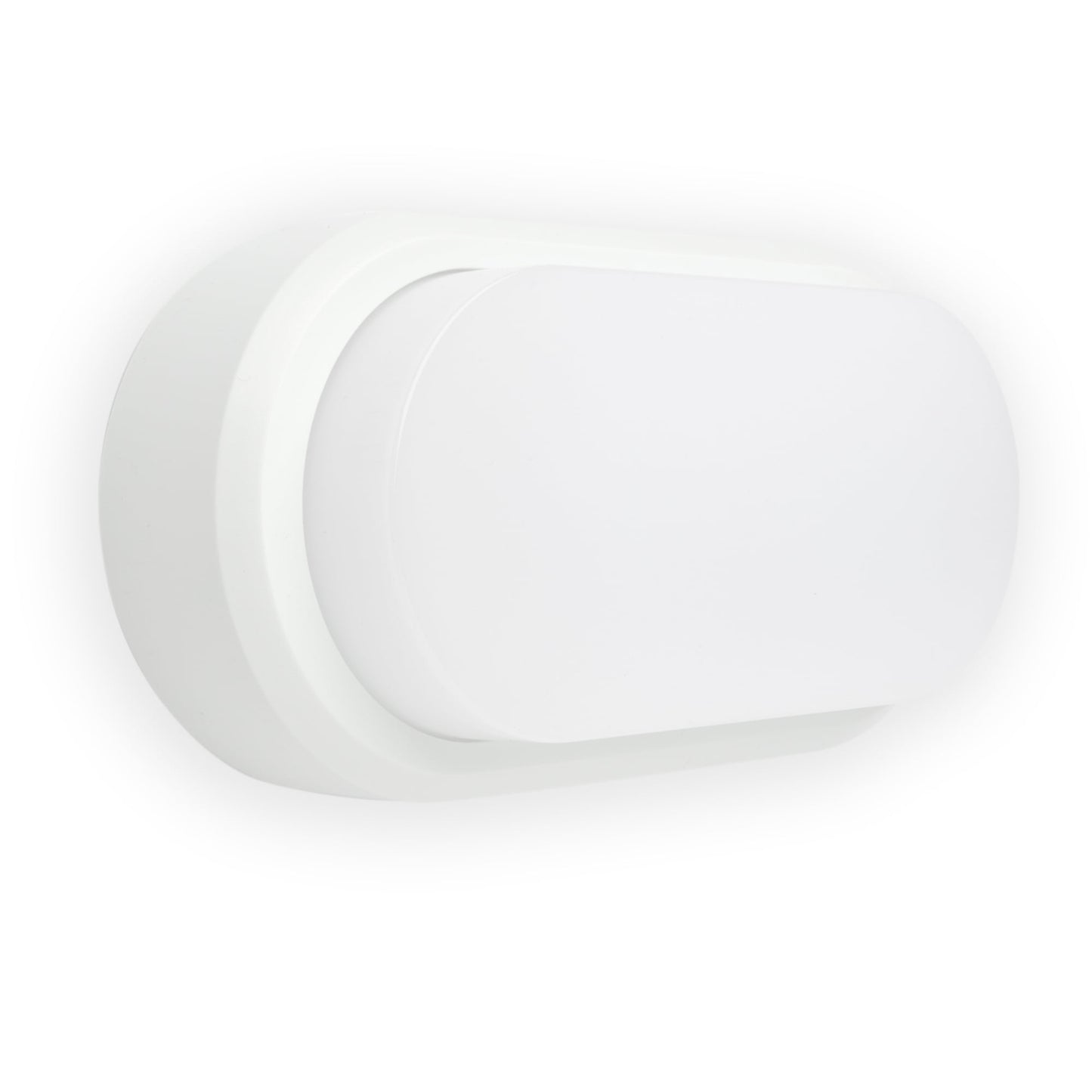 Luminaria de pared FRED 245 blanco FARO modelo 70668, aplique superficie exterior LED IP65 IK10 para terraza e iluminación resistente