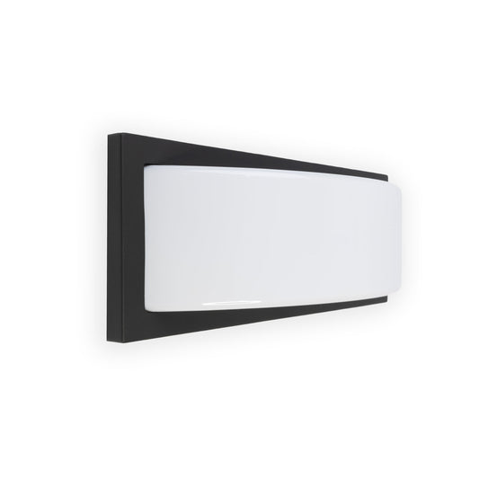 Lámpara de pared exterior MOL gris oscuro FARO modelo 70720, faro LED serie 1367 en aluminio y policarbonato, luminaria superficie IP44