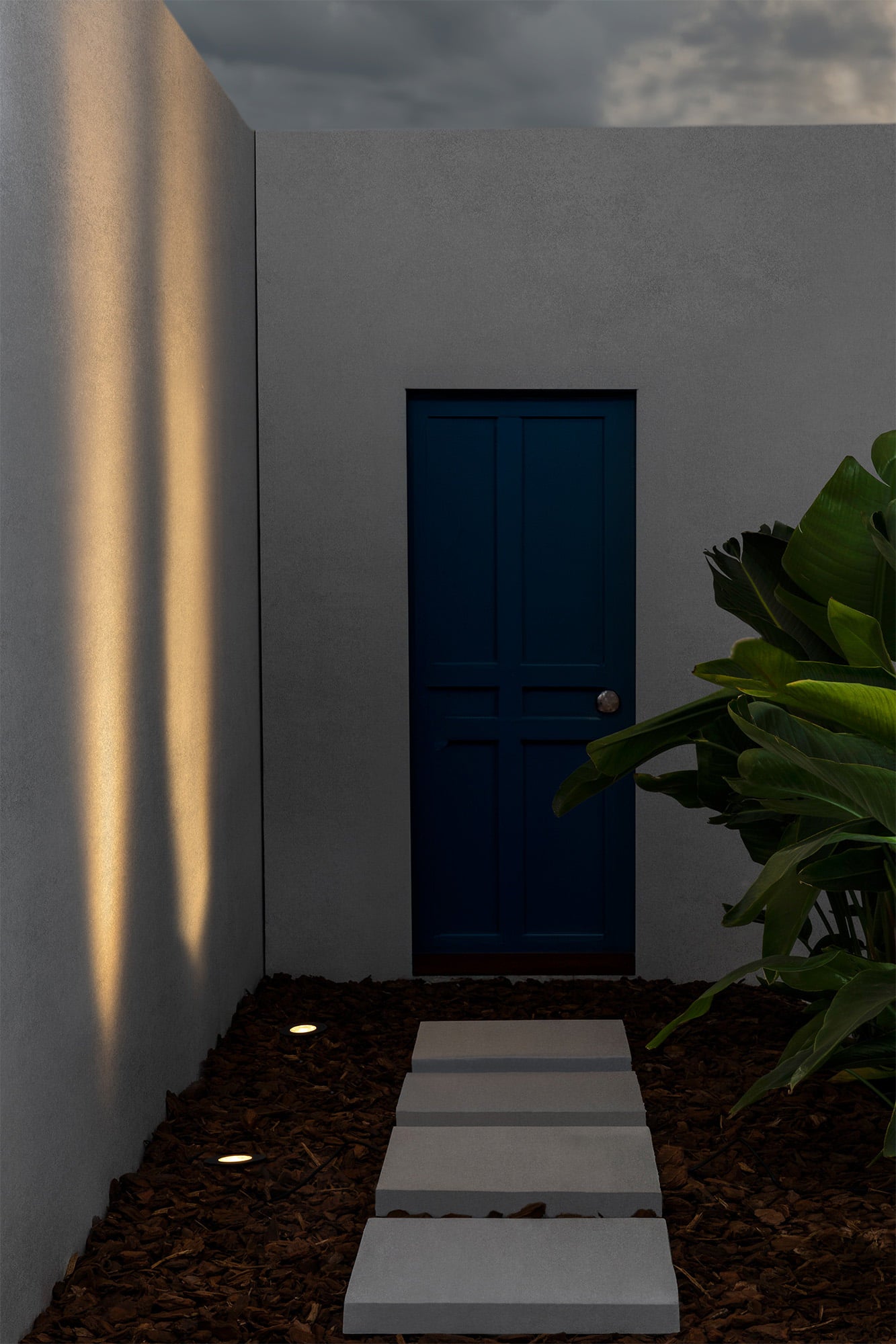 Luz empotrable LED GRUND 80 negro 7W faro para exterior IP67 acero inoxidable en jardín terraza, luminaria de empotrar modelo 70731