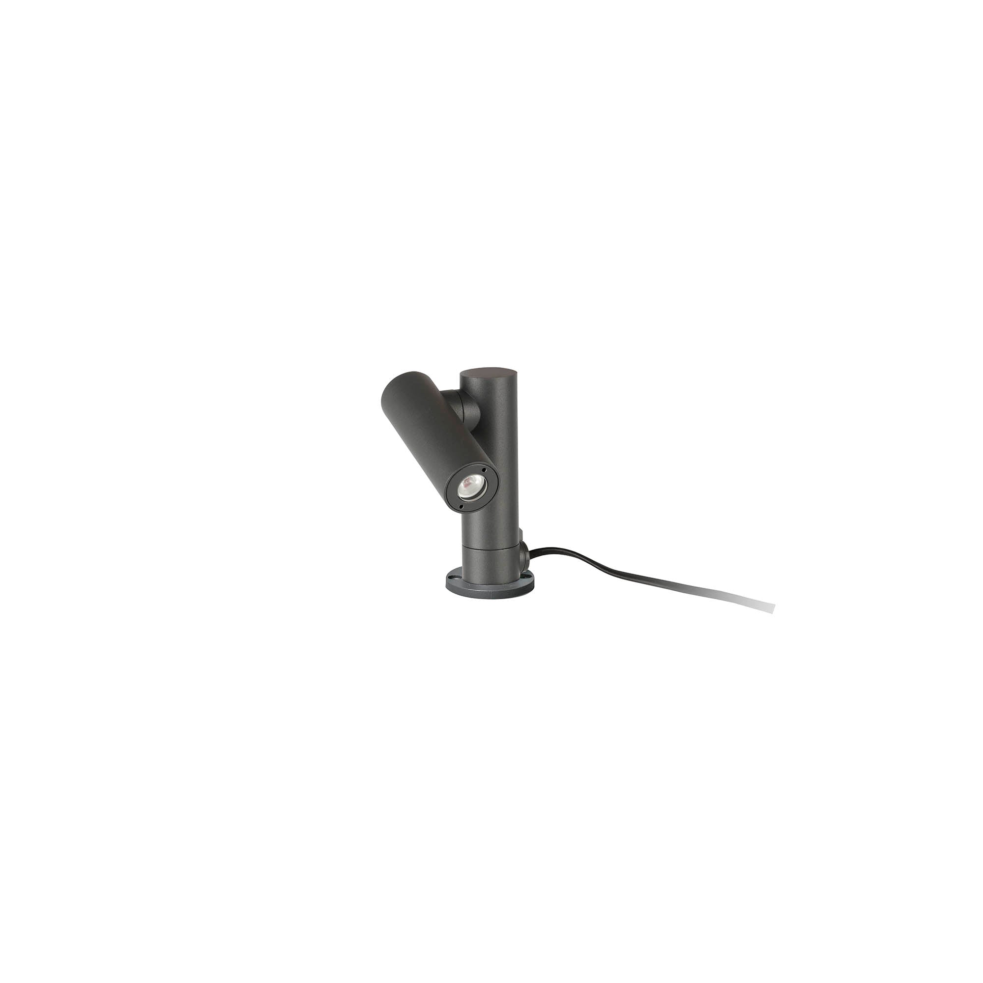 Luminaria sobremuro SPY 145 gris oscuro FARO 70782, iluminación exterior LED IP65 aluminio para jardín y patio