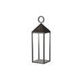 Lámpara portátil ARGUS gris oscuro FARO 70784, luminaria exterior de aluminio para jardín y terraza con batería recargable