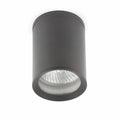 Plafon TASA Gris Oscuro Exterior FARO 70806 - Luminaria superficie aluminio cristal IP44 IK06 colección 1037 iluminación residencial