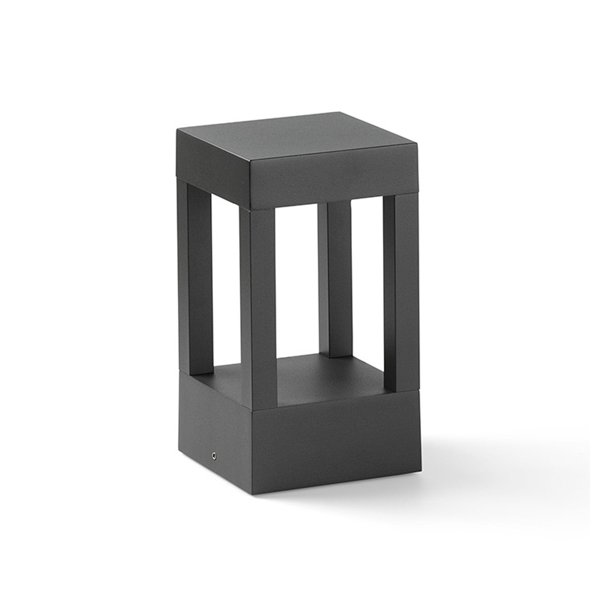 Baliza exterior AGRA 200 gris oscuro LED 2700K faro aluminio para jardín e iluminación caminos