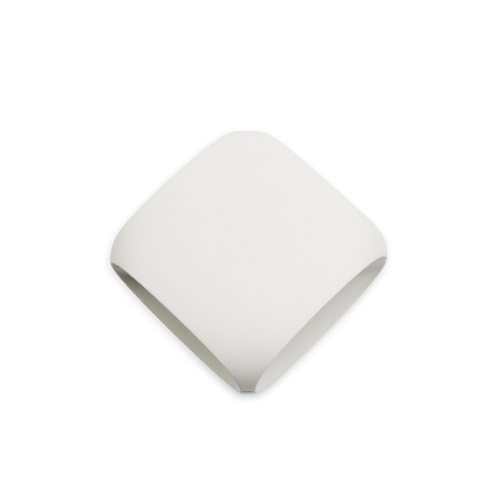 Lámpara de pared exterior BU-OH blanca FARO 71215, LED 12W en aluminio IP65, diseño moderno para jardín y terraza