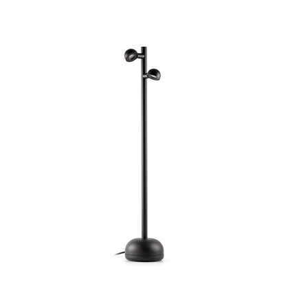 Lámpara exterior BROT 900 negra con cable de aluminio y cristal, faro minimalista para jardín y terraza, iluminación exterior modelo 71256