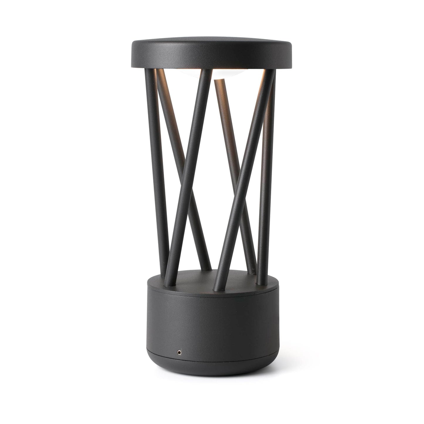 Lámpara sobremuro exterior TWIST 300 en gris oscuro de aluminio, faro de superficie para jardín y terraza, iluminación LED modelo 71286 FARO