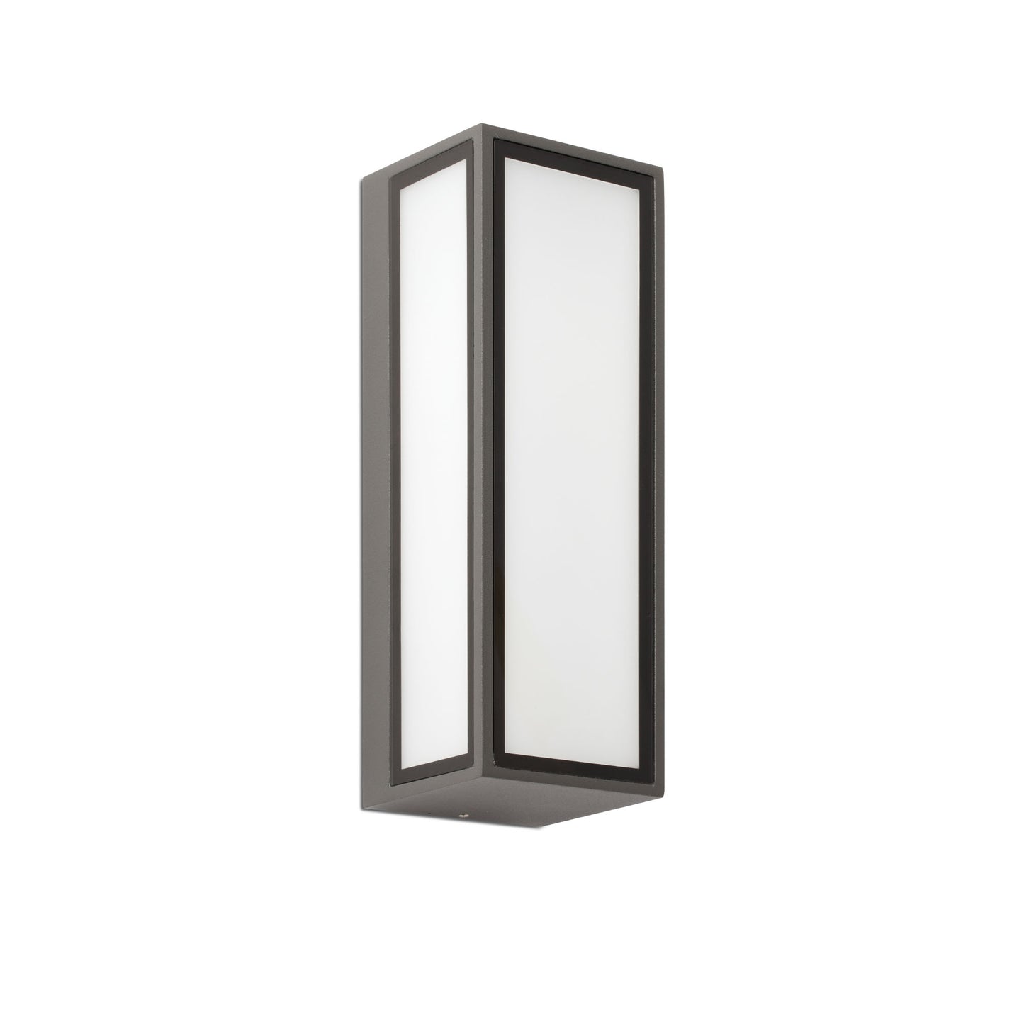 Aplique de pared LED pivot gris oscuro FARO 71305, luminaria exterior IP65 para terrazas y jardines