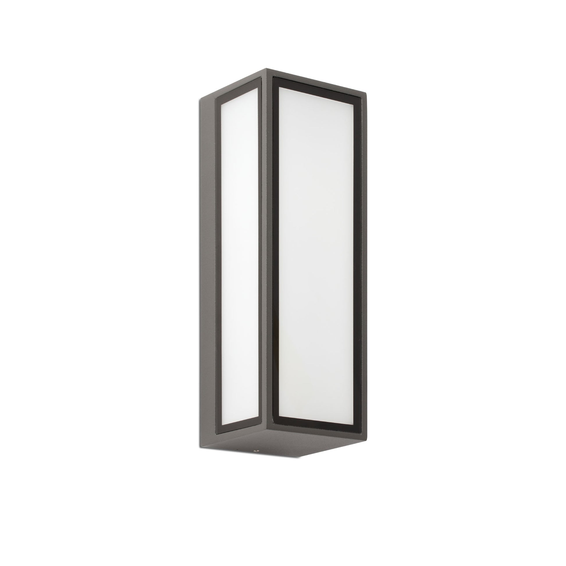Aplique de pared LED pivot gris oscuro FARO 71305, luminaria exterior IP65 para terrazas y jardines
