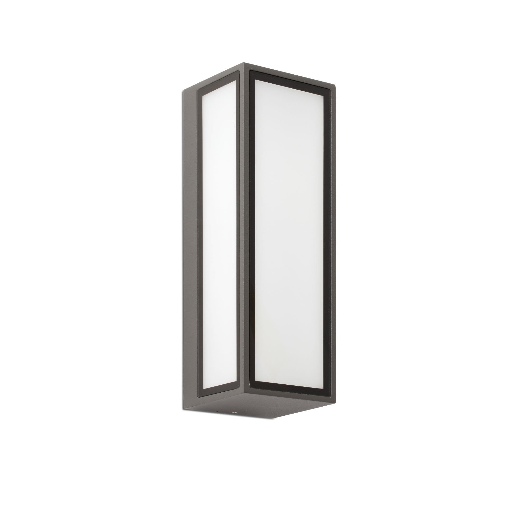 Aplique de pared LED pivot gris oscuro FARO 71305, luminaria exterior IP65 para terrazas y jardines