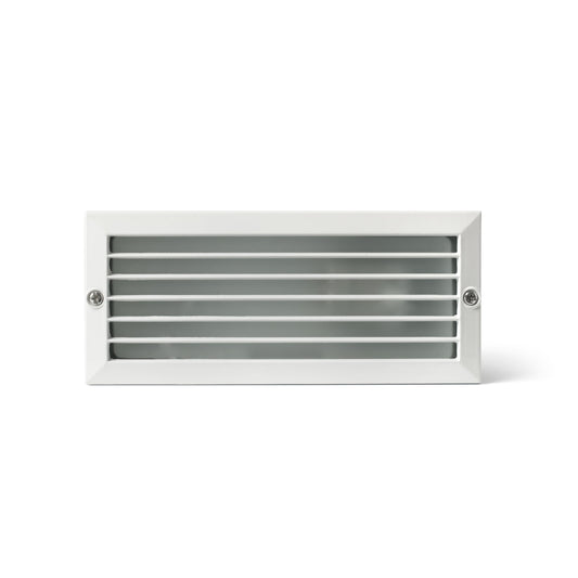 Luz empotrable ESCA blanco aluminio cristal exterior IP44, iluminación pared LED E27, FARO colección 206 modelo 71480