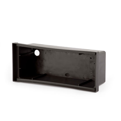 Caja empotrable ESCA LISO negra FARO 71482 para luminarias exteriores IP44 en PVC, accesorio de iluminación