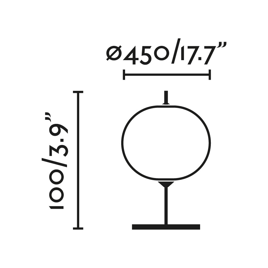 Diagrama de dimensiones de la lámpara de pie exterior SAIGON OUT 600 R45 Gris/Blanco de FARO, medidas en aluminio para iluminación jardín y luminaria superficie minimalista