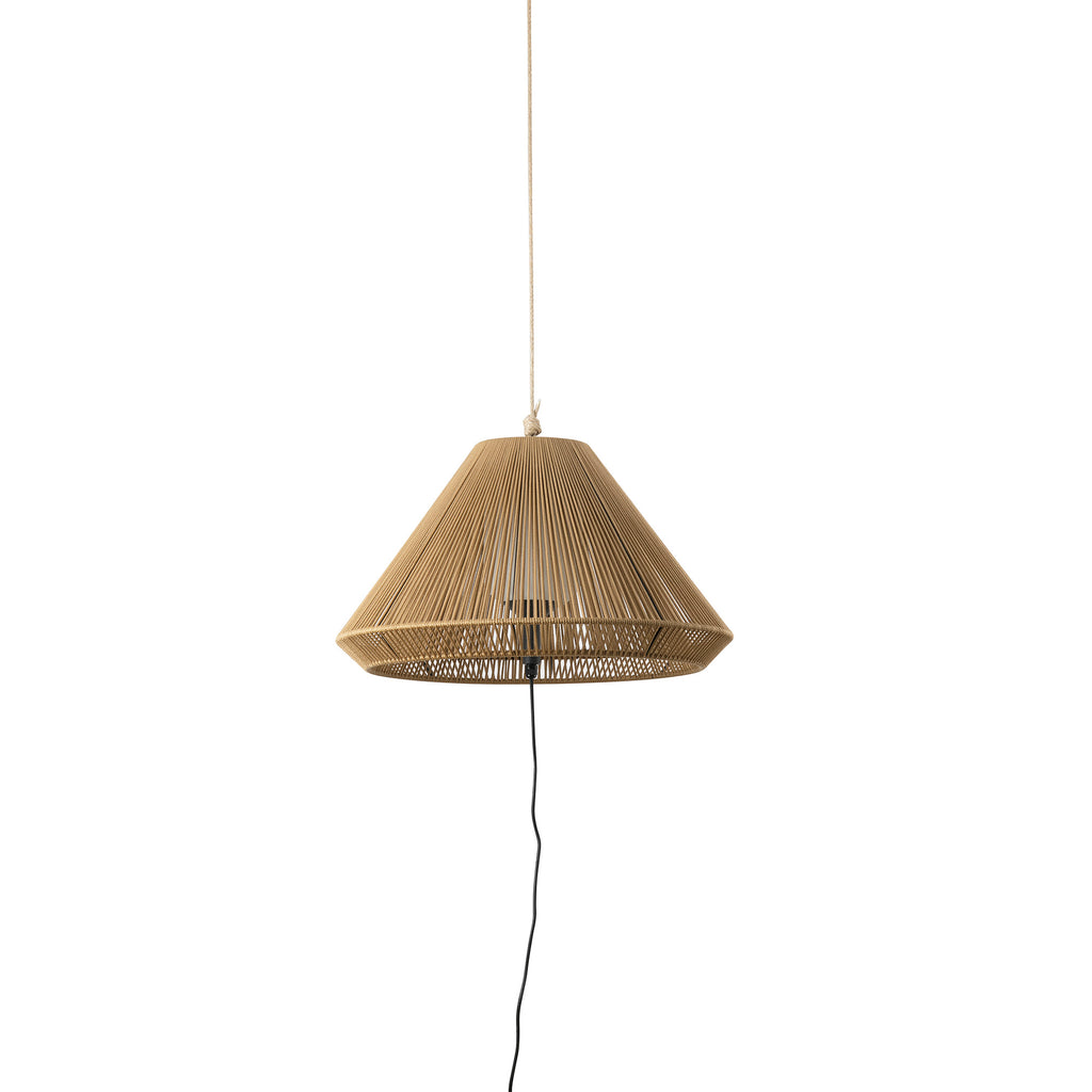 Lámpara portátil colgante SAIGON OUT C70 en ocre de FARO (71584-13), luminaria exterior para jardín en aluminio y poliéster con diseño minimalista.