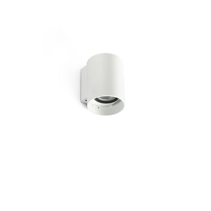 Aplique de pared exterior LED KOV 1L blanco 3000K cálido, modelo FARO 71790-133, IP65 aluminio para iluminación exterior resistente