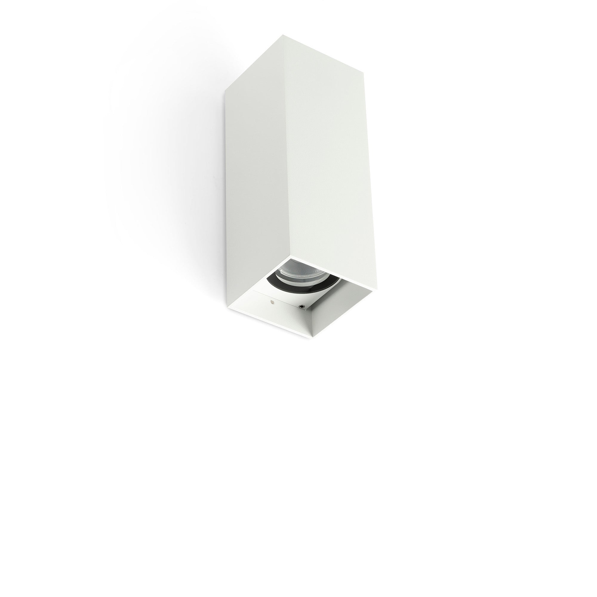 Aplique de pared exterior KOV 2L blanco 3000K LED aluminio IP65 IK05 FARO serie KOV para iluminación exterior