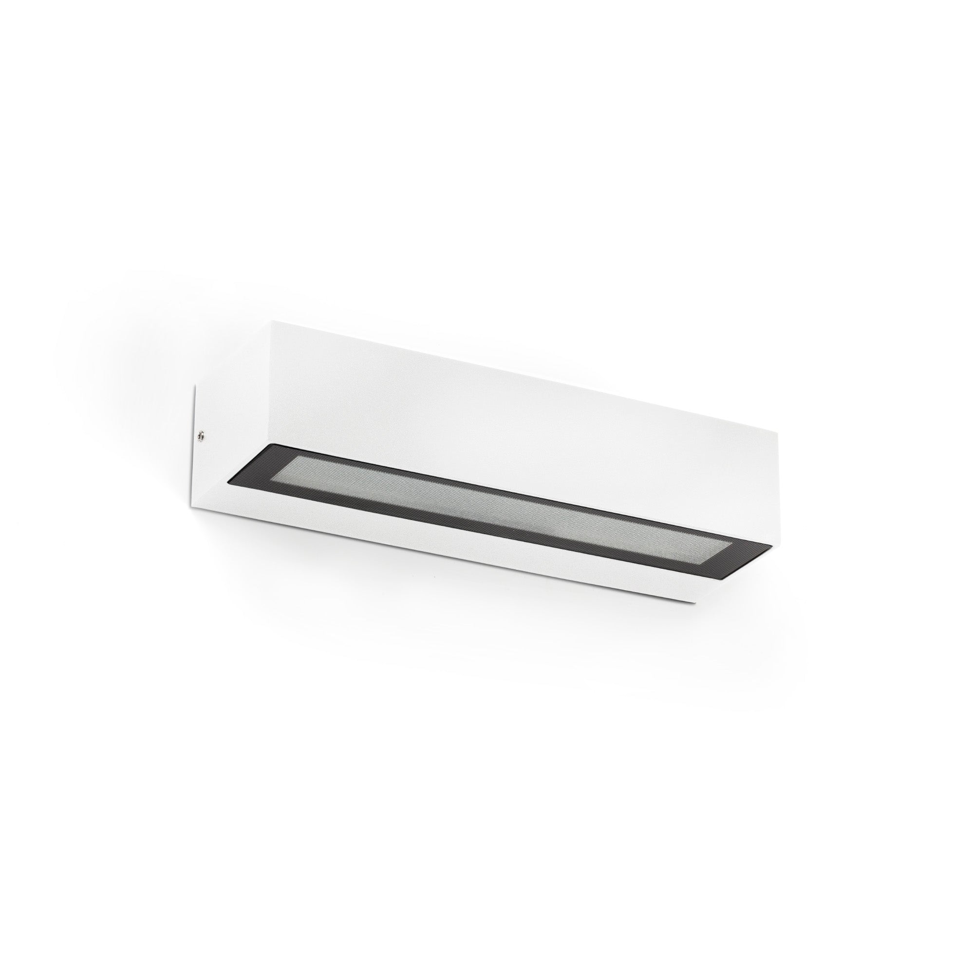Aplique LED exterior LAKO blanco FARO 71909 - Luminaria de pared en aluminio y cristal IP65, colección 7192