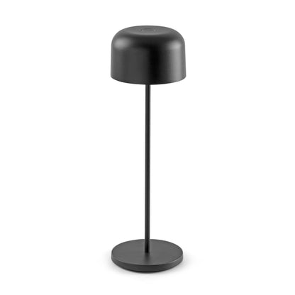 Lámpara portátil MAVIS 360 negra de FARO modelo 71928, LED recargable IP65 para iluminación exterior, jardín y sobremesa