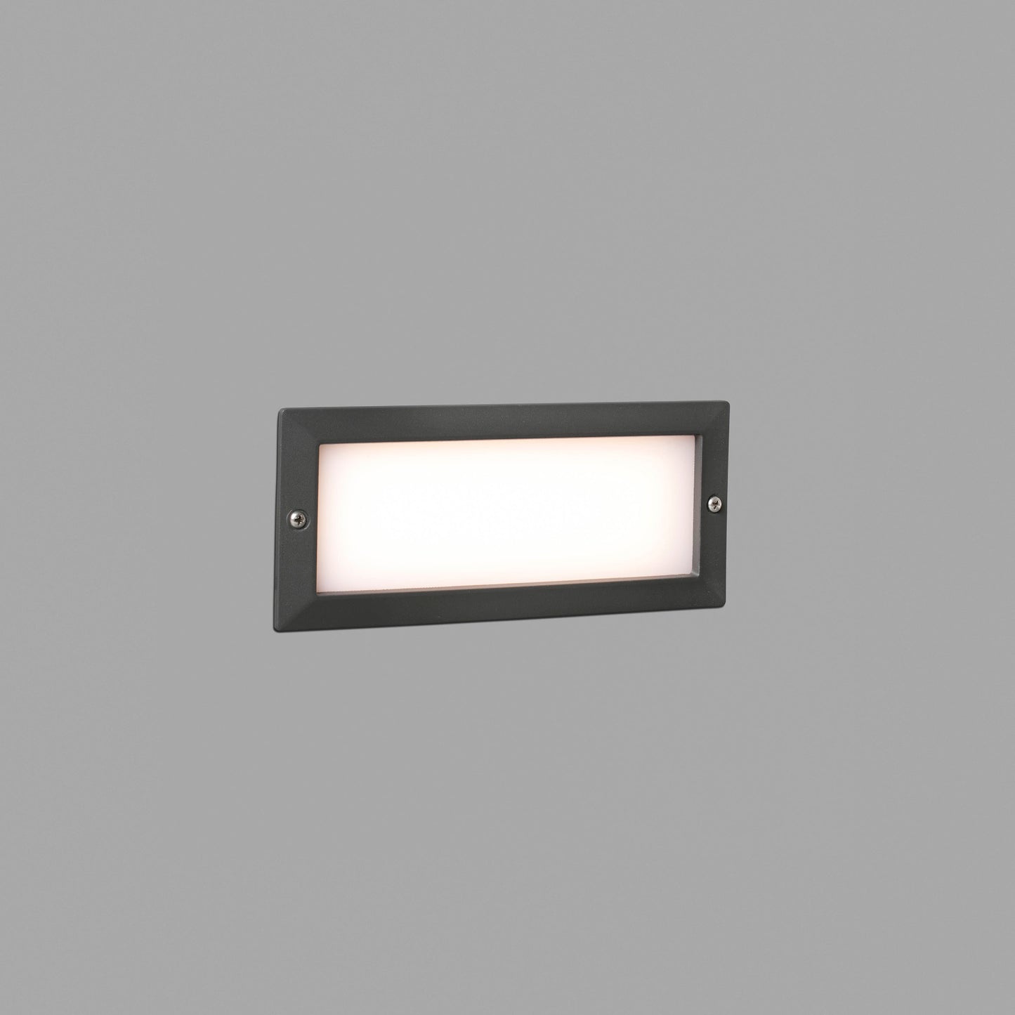 Luminaria empotrable STRIPE gris oscuro FARO 72092, iluminación exterior LED SMD en aluminio IP54 para pared
