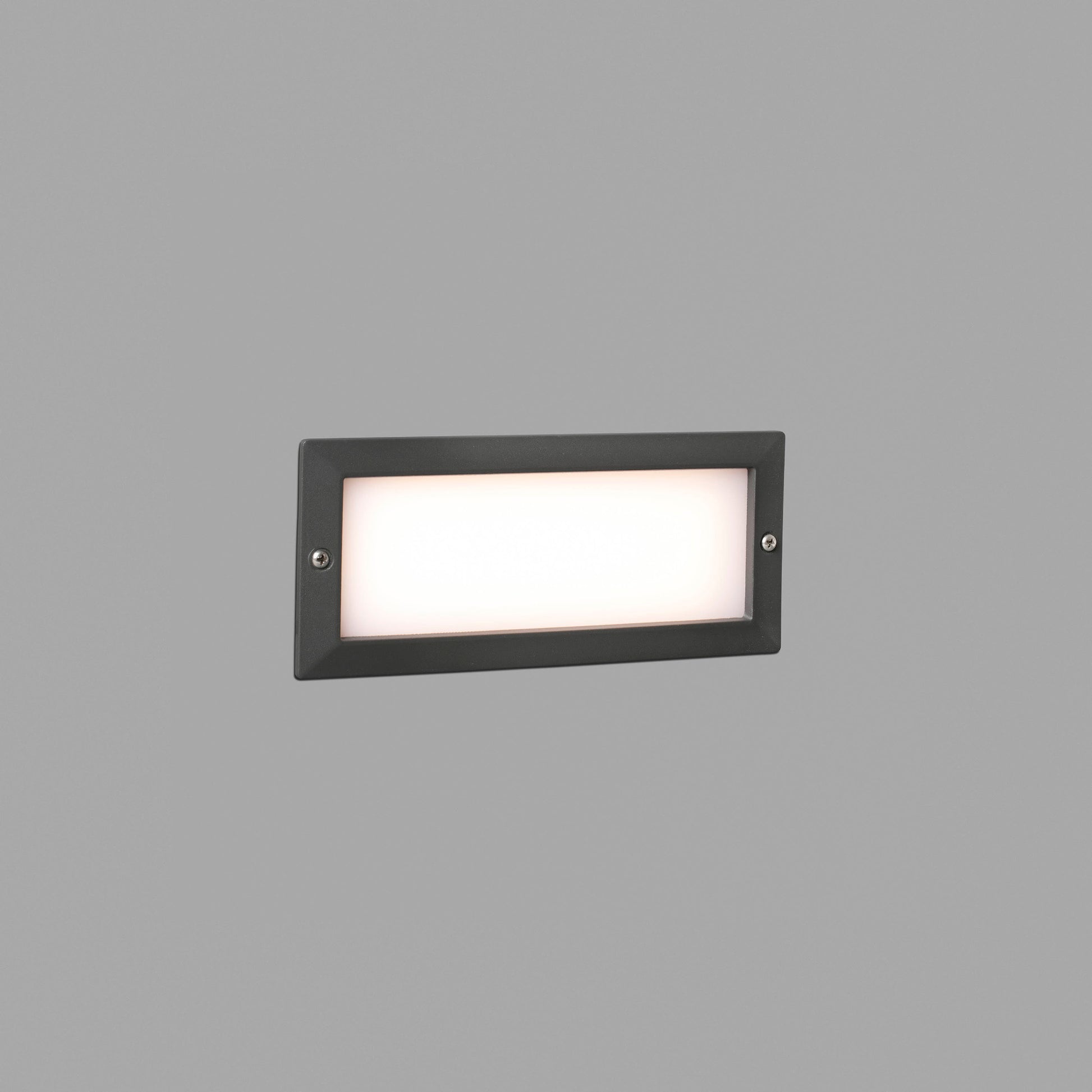 Luminaria empotrable STRIPE gris oscuro FARO 72092, iluminación exterior LED SMD en aluminio IP54 para pared
