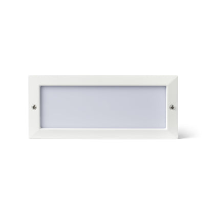 Luminaria empotrable Stripe blanco aluminio IP54 FARO 72093 para exterior, iluminación pared y jardín